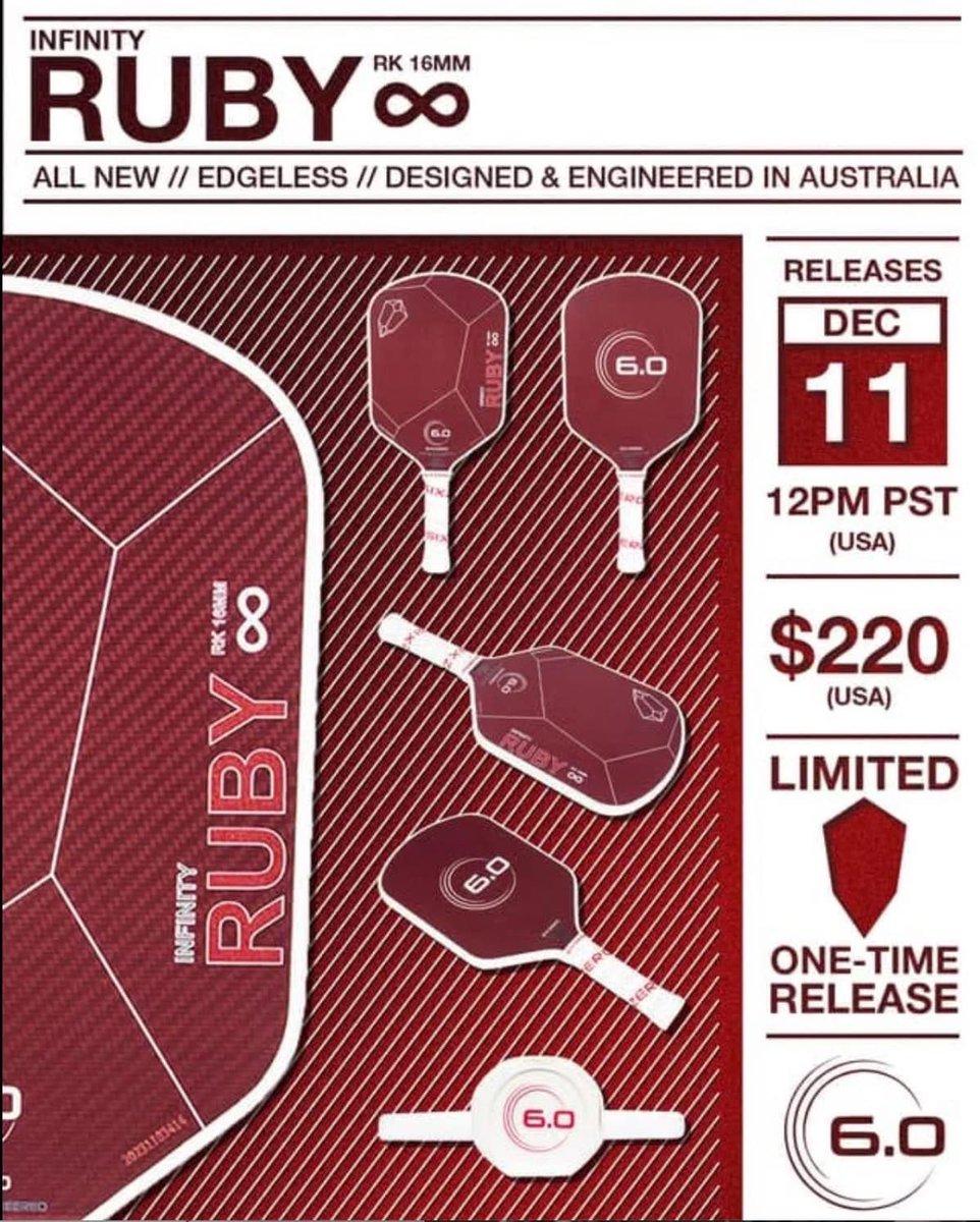 AnthonyKat26's tweet photo. PSA. New limited release. Set your reminders! #pickleball 

DM me for a coupon code

https://t.co/k21lc3yPny https://t.co/3MimgjsfKa