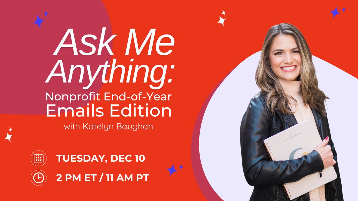 It's officially the 2nd week of Dec (when the heck did that happen??) &amp; we know that means you are hurriedly...

- Planning your EOY fundraising email strategy
- Crafting the *perfect* copy to get those donations

We bet you have some questions.

Register: memoryfox.io/nonprofit-end-…