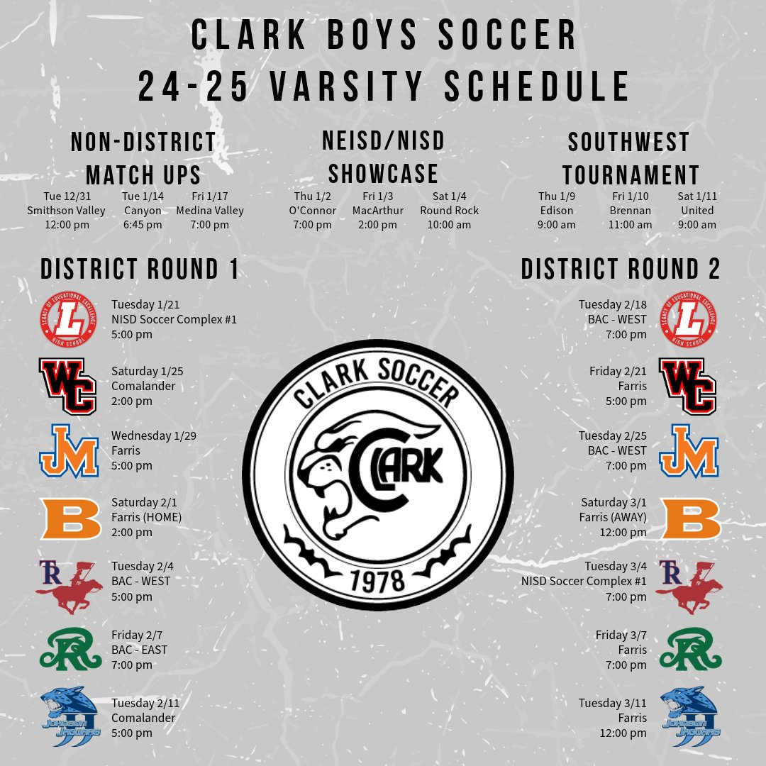 Clark Boys Soccer tweet media