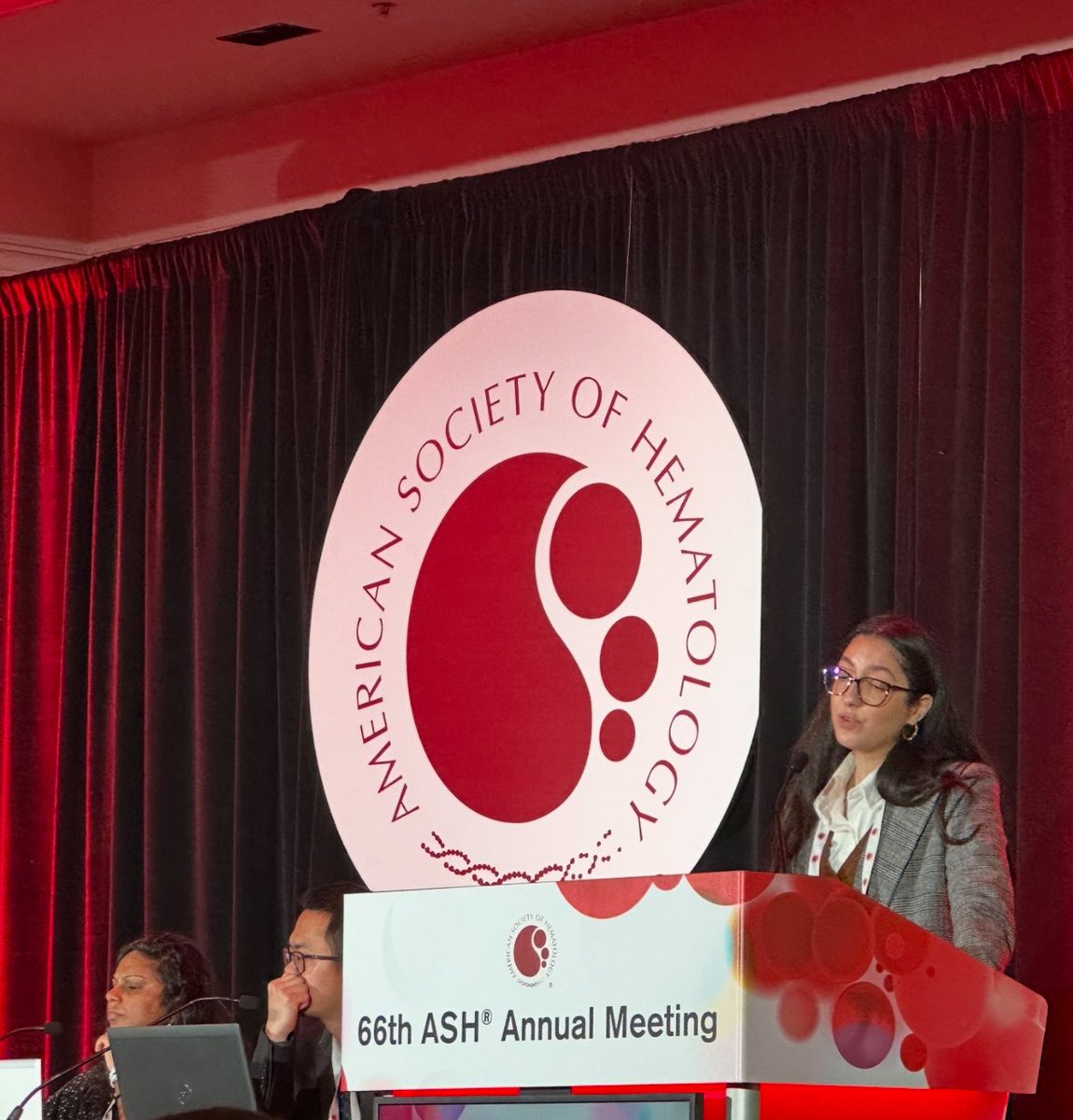 doctorpemm's tweet image. #ASH24 | Great talk by Dr Camelia Benlabiod on #CALR mechanisms &amp;amp; signaling | #MPNSM | session co-chaired by Dr @AmiBPatelMD