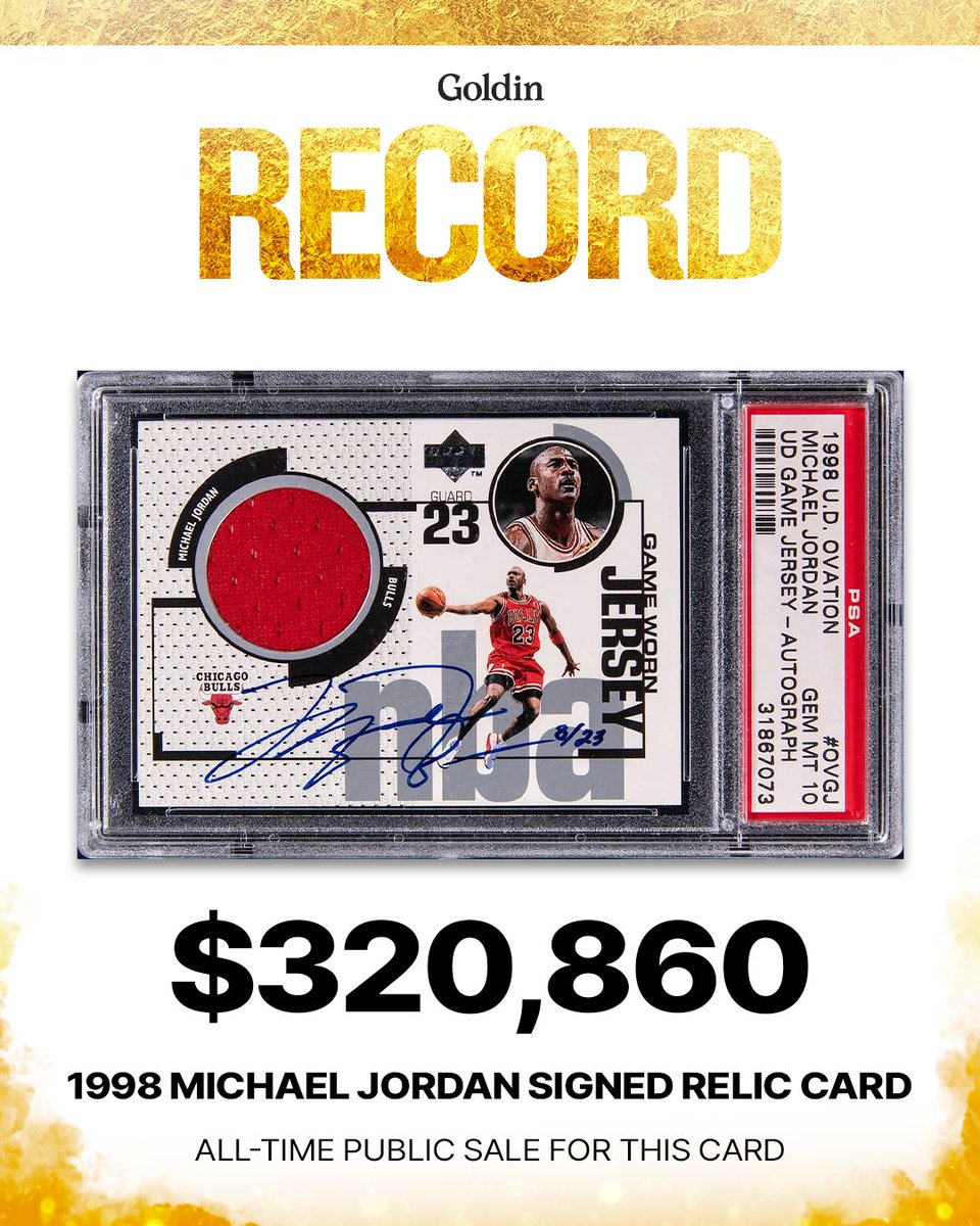 GoldinCo's tweet photo. Sports Cards 📈 These are some of the Records and Notable Sales featuring Dennis Rodman, Michael Jordan, Caitlin Clark, Shohei Ohtani and more from our November Elite Auction! 🙌🤩

Email us at Sell@Goldin.com or DM us to consign your Collectibles for one of our upcoming Auctions! 🤝
