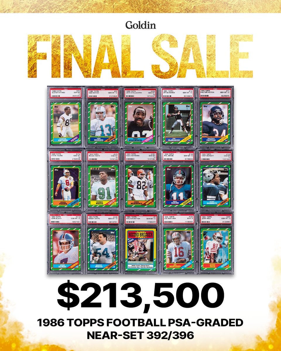 GoldinCo's tweet photo. Sports Cards 📈 These are some of the Records and Notable Sales featuring Dennis Rodman, Michael Jordan, Caitlin Clark, Shohei Ohtani and more from our November Elite Auction! 🙌🤩

Email us at Sell@Goldin.com or DM us to consign your Collectibles for one of our upcoming Auctions! 🤝