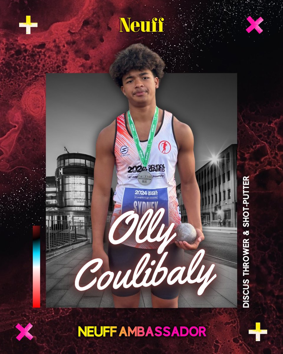 NeuffAthletic's tweet photo. Give a warm welcome to Olly Coulibaly, our next ambassador to join the team! π€
He's proven himself to be a rising star in the throwers universe, and it's a real privilege for us to work with Olly in 2025! π
https://t.co/cIFf2pR3w2
#Neuff #NeuffAmbassador #OllyCoulibaly https://t.co/ggG09xXTkO