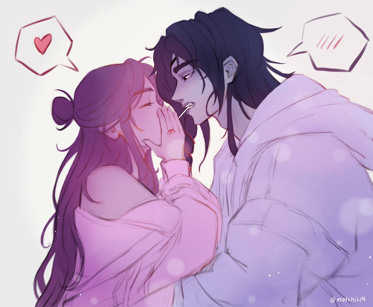 motchilin's tweet photo. Little modern hualian doodle 💕 
#TGCF #天官赐福 https://t.co/KN59GNV7aa