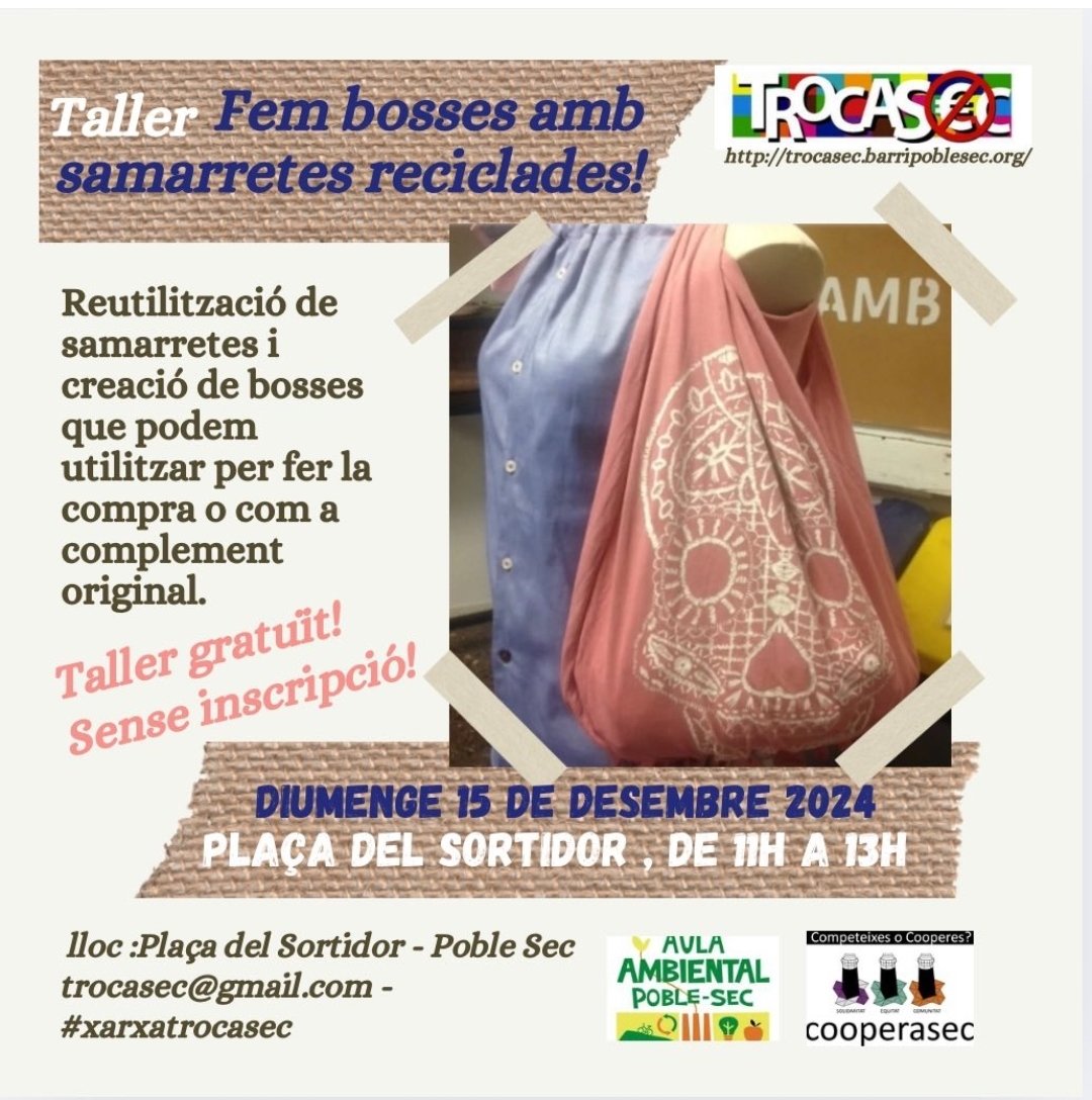 .<a href="/AulaAmbientalPS/">Aula Ambiental Poble-sec</a> <a href="/CooperaSec/">CooperaSec</a> <a href="/Somlaclau_ass/">Som la Clau</a>
