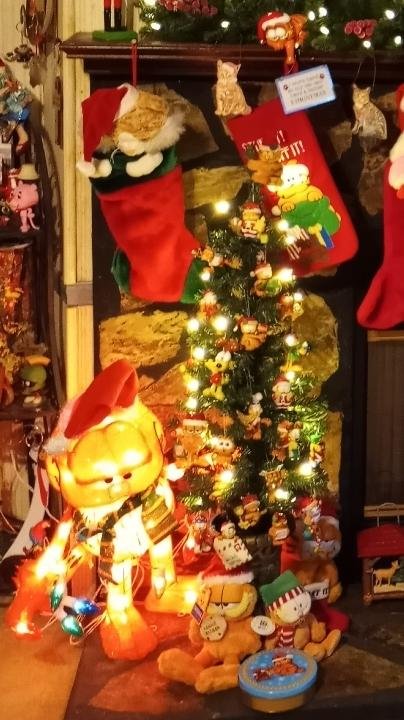I did a Garfield themed christmas tree this year😻🧡🎄🧡