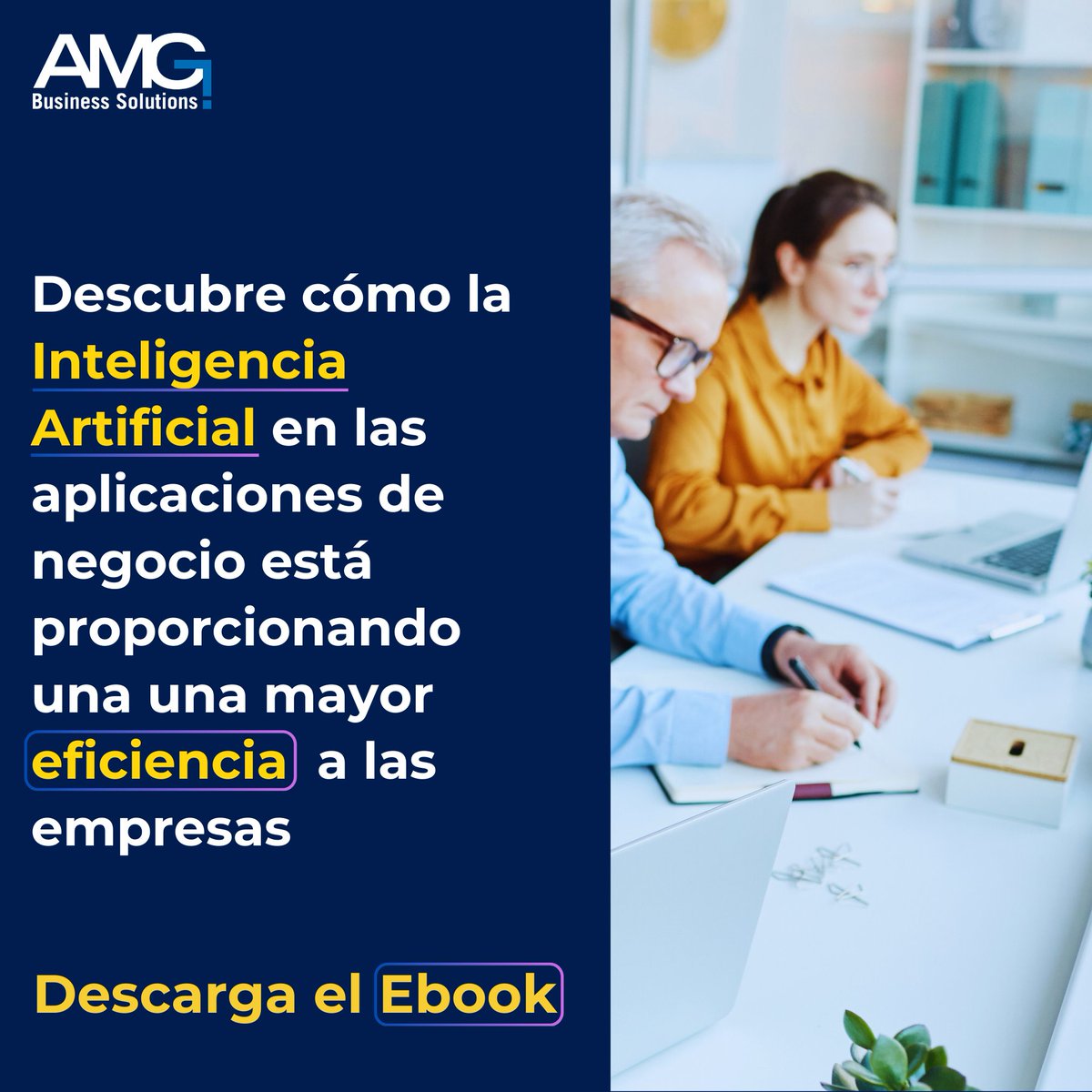 AMGCRM's tweet photo. 📂 Descarga nuestro 𝗘-𝗯𝗼𝗼𝗸 y descubre cómo la 𝗜𝗻𝘁𝗲𝗹𝗶𝗴𝗲𝗻𝗰𝗶𝗮 𝗔𝗿𝘁𝗶𝗳𝗶𝗰𝗶𝗮𝗹 aplicada a las aplicaciones de negocio permite dar un paso rumbo a la adaptabilidad, innovación y crecimiento tecnológico.

Descargalo ahora mismo ➡️https://t.co/ULr94cIbMA https://t.co/iHuEprS5r8