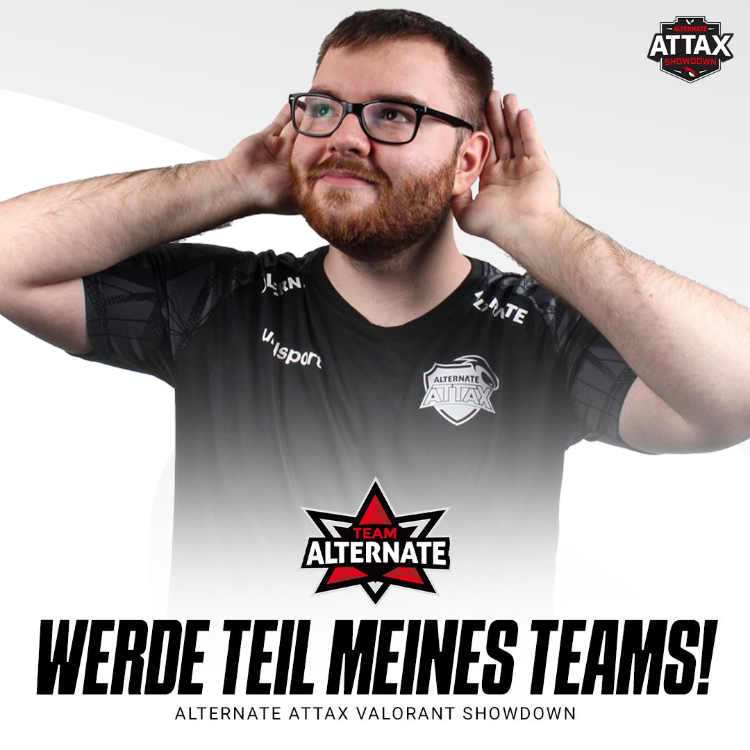Du willst mit <a href="/gingerVLRNT/">ATN ginger 🌙</a> , <a href="/JiniGamer/">Jini</a> , <a href="/myinoh/">naomi</a>  und mir gemeinsam im <a href="/ATNattax/">ALTERNATE aTTaX</a> Showdown am 17.12.24 antreten? Dann lass mich unter diesem Tweet wissen, warum genau du nicht im Team fehlen darfst! 🔥