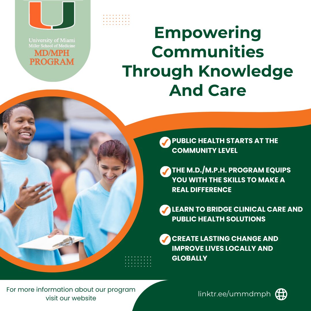 UMMDMPH's tweet photo. Empowering communities starts with sharing knowledge and providing compassionate care. 📘💖  #CommunityHealth #PublicHealth #UMMDMPH #Empowerment #HealthcareEducation #UMMDMPH #FutureHealthLeaders #JoinUs #MDMPH2024 #MDMPH #universityofmiami https://t.co/FqM252RV9v