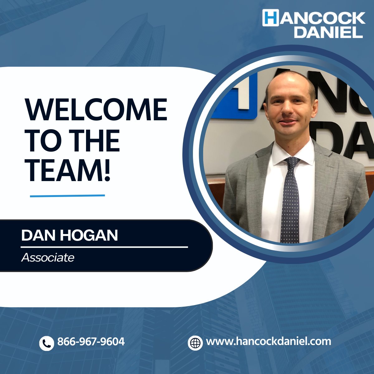 Let’s give a warm welcome to Dan Hogan, who is joining Hancock Daniel as an associate on the Employment team! We’re thrilled to have him with us and can’t wait to see his contributions to the team. Welcome aboard, Dan!