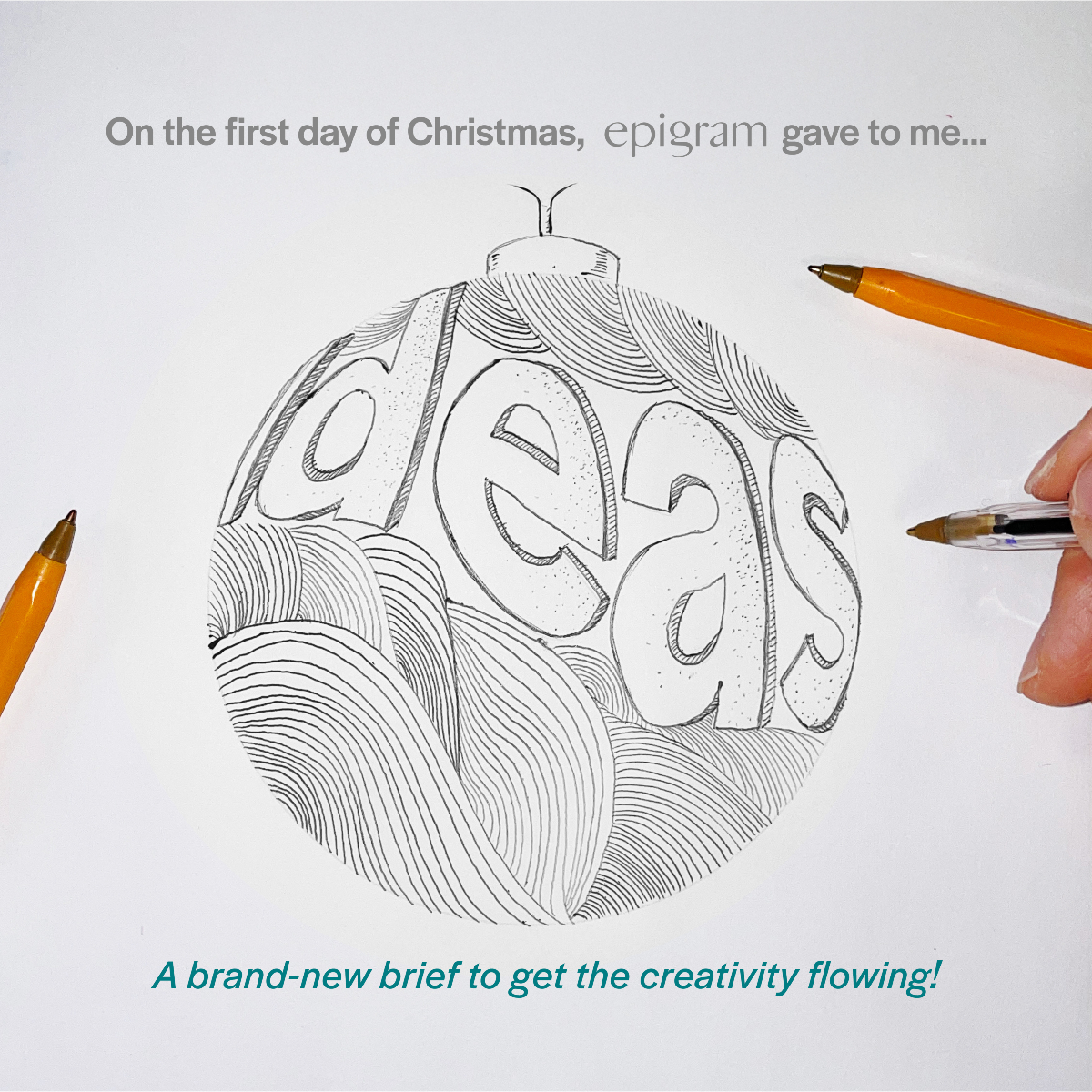 Epigramcreative's tweet photo. On the first day of Christmas... 

https://t.co/L51uy8SdBr

#DesignAgency #CreativeDesign #DigitalDesign #BrandDesign #InteractiveDesign #GraphicDesign https://t.co/Nwl0YZLIjw