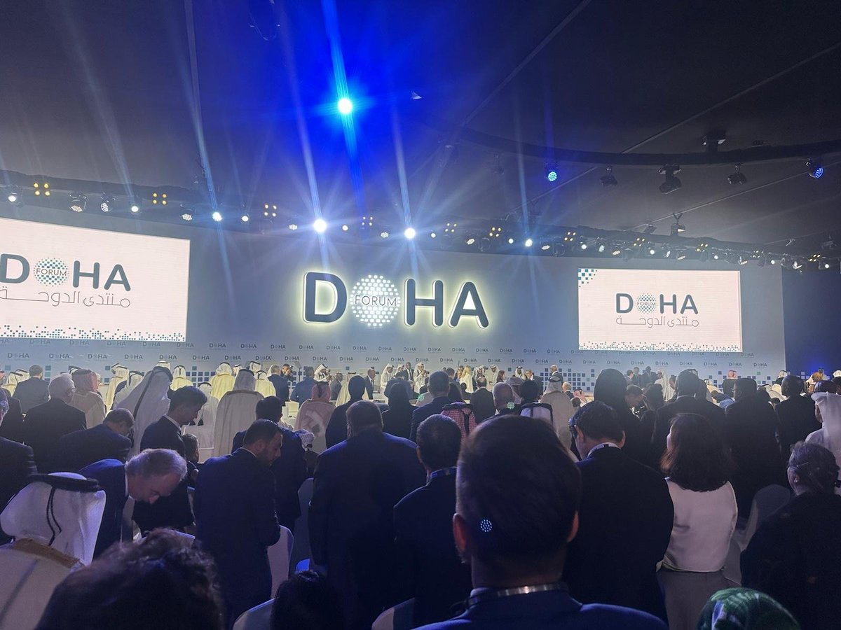 TheErgoGroup's tweet photo. "Our CEO, @heccard, represented @COMEXI at the Doha Forum 2024—a global platform fostering dialogue and collaboration among world leaders. Under the theme ‘Diplomacy, Dialogue, Diversity,’ the Forum drives innovative solutions for interconnected global challenges. #DohaForum2024" https://t.co/PYULSBA57s