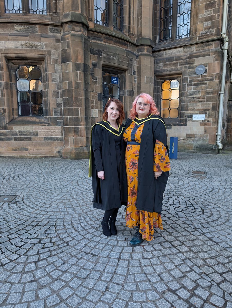 Congratulations to two members of our management team, Blythe and Lauren, who both graduated their MSc degrees from University of Glasgow today! 🎓🎉