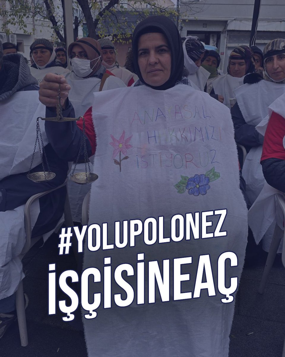 sefikkayhan's tweet photo. @PolonezDirenisi anayasal haklarını kullanan işçilerin sesine kulak verin. 
#YoluPolonezİşçisineAç https://t.co/61cGjhzsN6