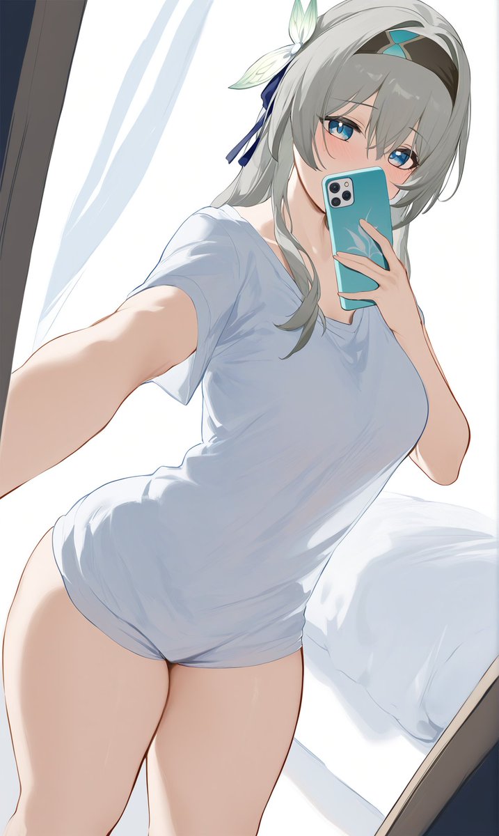 Denjitaro76's tweet photo. More selfies ? 💙

#HonkaiStarRail #Firefly #流萤 #崩壊スターレイル #崩坏星穹铁道 #スターレイル #ホタル https://t.co/aevfEWwpPI