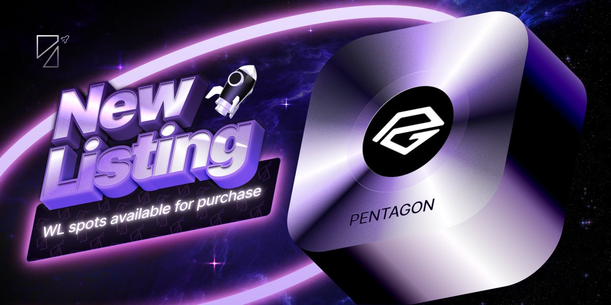 wzone_io's tweet photo. 🎮Pentagon Games Whitelists are now live on WhiteList Zone!🔥

@PentagonGamesXP is a blockchain platform for Web3 gaming, DeFi, and SocialFi, leveraging zero-knowledge EVM technology for efficient, private transactions.

➡Moniscore: 1736 | 177 smarts |Smart Mentions 321
➡Tweetscout: 826 
➡Twitterscore: 60

 🚀 Alpha insights:

👾TGE: Dec 16th, 2pm UTC 
👾IDO Date: Dec 12th
👾Launchpad: GameFi
👾IDO Network: BNB Chain
👾Token Network: ETH
👾1.8M transactions, 1.2M blocks processed, and 417K unique recorded
👾Total Raised: $8.5M

📊Vesting details: 

Pre-Seed Round: 14% supply |Price $0.015 | 6 months cliff |24 months vesting

Seed Round: 10% supply |Price $0.039 | 6 months cliff |24 months vesting

Strategic Round: 1.72% supply |Price $0.058 | 3 months cliff |18 months vesting

Influencer Round: 0.847% supply |Price $0.0595 |15% TGE |18 months vesting

Public Round: 1.43% supply |Price $0.0665 | 25% TGE |4 months vesting ✅

Initial FDMC: $66,500,000
Initial Market Cup: $800,000

🤝Backers & Partners: Binance Labs, Animoca Brands, Republic, Yield Guild Games, Polygon Studios, Symbolic Capital, Tess Ventures, NFX.

❗️ Reminder: Always DYOR!