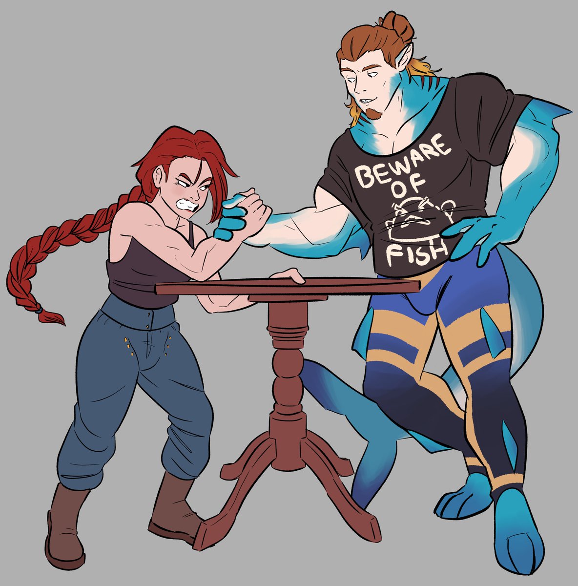 Hello! I'm UrsusBear, I specialize in both human and furry characters of all genders. While I enjoy drawing muscular figures, I’m happy to work with all body types. Check out my Carrd for pricing details and more examples of my work!

ursusbear.carrd.co/#