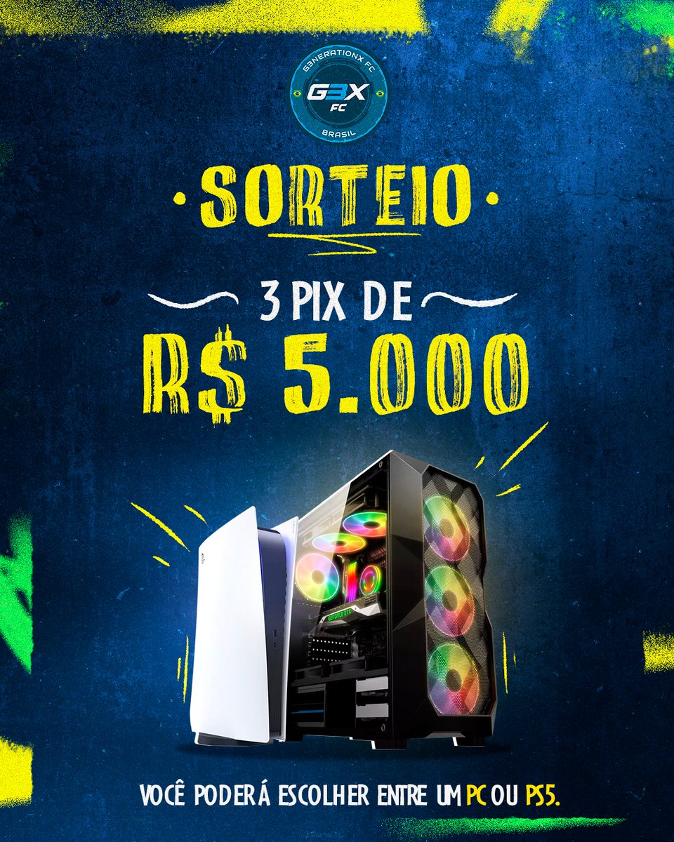 g3xFC's tweet photo. 🚨 SORTEIO DE NATAL 🚨

Torcida do G3X para agradecer todo apoio, nosso presida, @Gaules, vai realizar um sorteio de 3 vale compras de R$ 5,000 Reais!! Clique no link e participe!

👉 https://t.co/g5pQLhUqM2 https://t.co/ywEjtMveuP