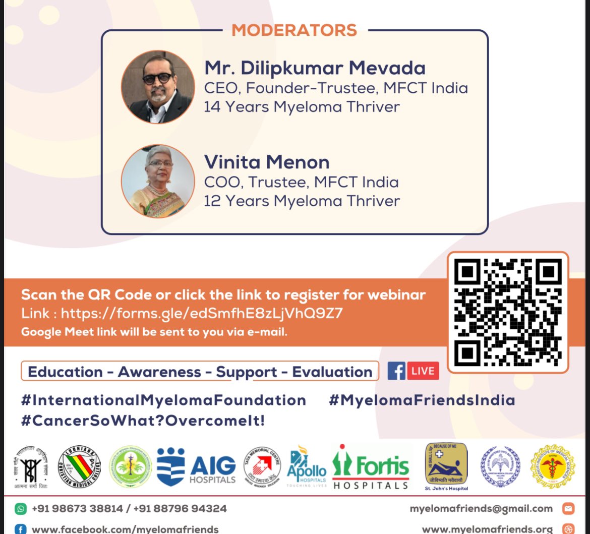 SehgalPathLab's tweet photo. Join us for this Patient Support group webinar on Understanding Lab diagnostics in Myeloma by @drkunalsehgal organised by @Myelomafriends #MyelomaFriendsIndia Use link below for registration https://t.co/uyLY3x1IGc https://t.co/x8Rahl3StB