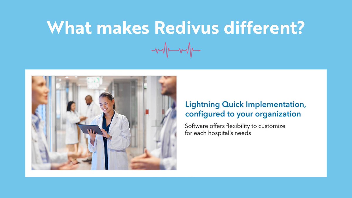 RedivusHealth's tweet photo. Redivus Health makes implementing our resuscitation software seamless and easy for hospitals. Our projects can typically be 12 weeks from Kick-Off to Go-Live.

Learn more: https://t.co/6xlugnMQCU

#resuscitation #documentation #healthcareIT #Analytics #implementation #software https://t.co/1XcNKzG8ie