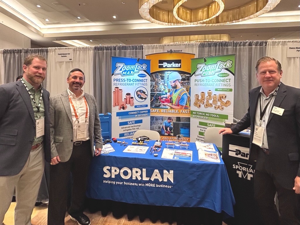 Sporlan's tweet photo. Attending the 2024 HARDI Annual Conference in Atlanta? Stop by and see us in Parker Sporlan booth #406. Check out our #ZoomLock product offering and other #HVACR products. #Refrigeration #HARDI #HARDIAC24 #zoomlockmax #zoomlockpush #pressfittings #brazefree https://t.co/wgtDmtzCHr
