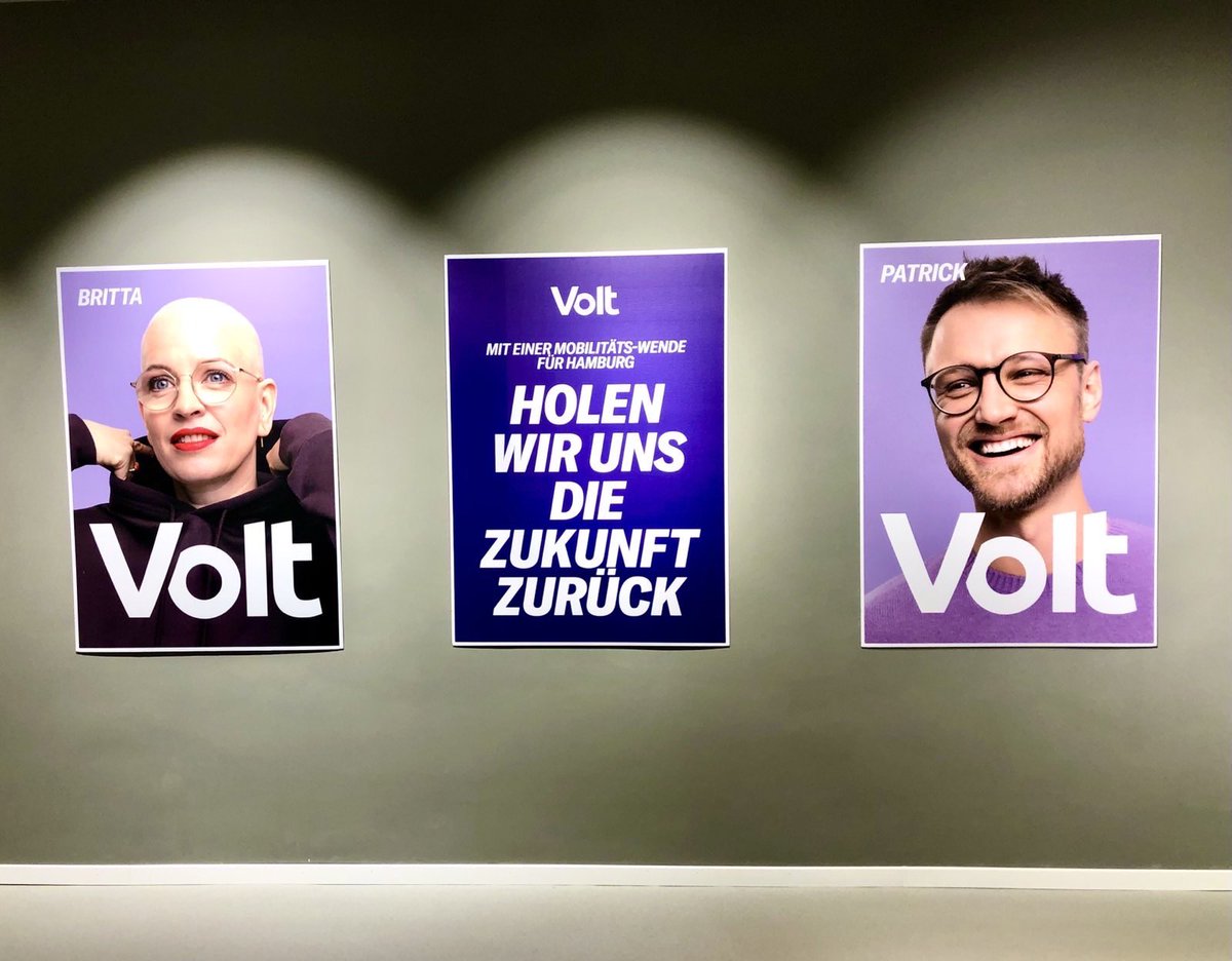 HamburgVolt's tweet image. Raus aus dem Stillstand der Dinge. Wir sind anders, daher startet unsere Kampagne startet heute nicht mit einem Wahlversprechen, sondern einem Appell: Holen wir uns unsere Zukunft zurück 💜🙌🇪🇺#Volt #Hamburg #hhwahl