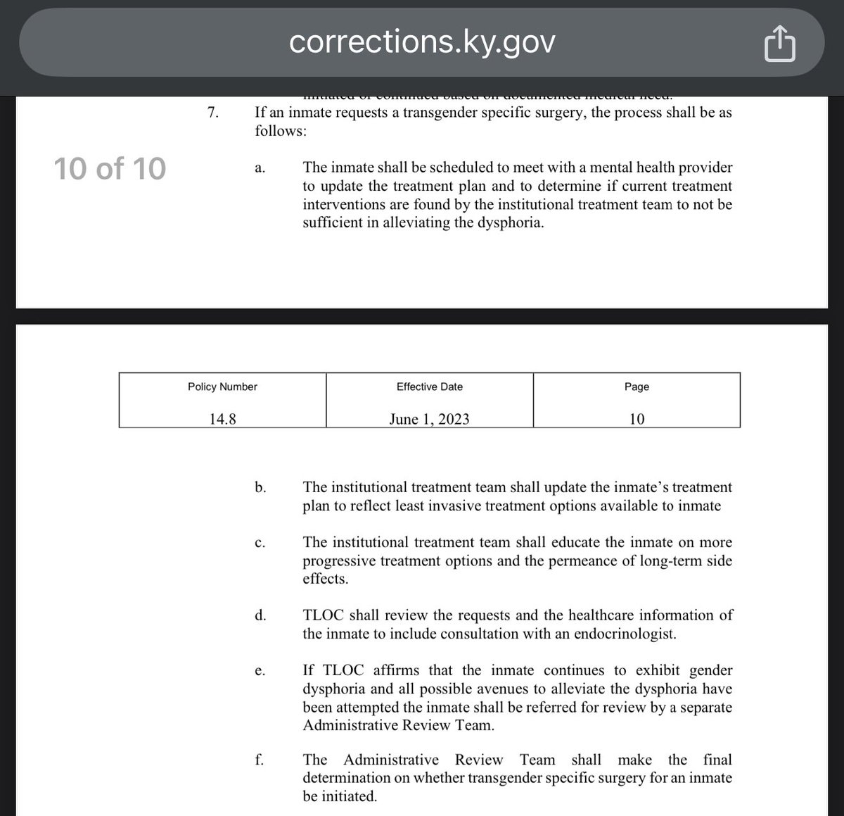 realTJRoberts's tweet image. 🚨 Andy Beshear wants to use YOUR TAX DOLLARS for inmate transgender surgeries.

The Executive Branch under Andy Beshear is out of control.  The Department of Corrections has proposed a regulation to offer taxpayer-funded transgender medical madness to inmates in Kentucky.

Will…