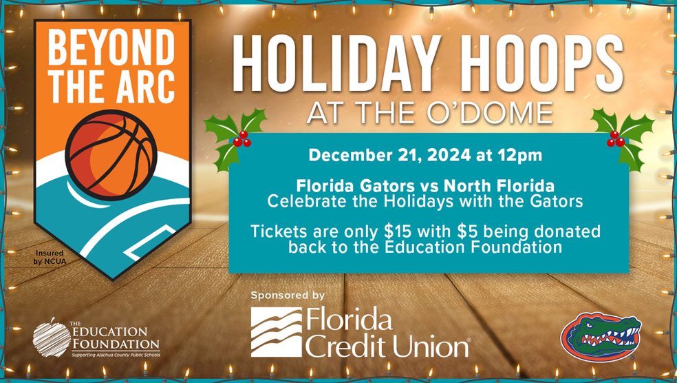 JPTULL's tweet photo. Watch top ten @GatorsMBK team on Dec 21 at the #Odome and get a free Albert #snowglobe from @FLCU Support teachers. Use this link to help raise money for @TheEdFoundation #gogators @NewsGainesville @AlachuaSchools @GainesvilleSun @WCJB20 @ESPNGainesville
https://t.co/VMjI5Pybs1 https://t.co/EAb8VCr396