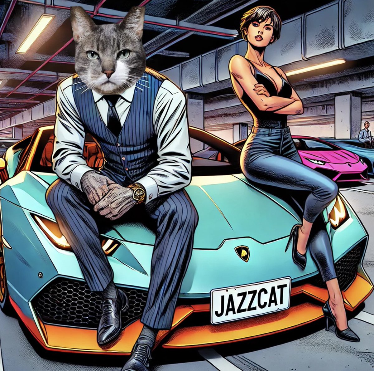 Walt811's tweet photo. @slipnft #JAZZCAT is doing it but in an organic way, without manipulations. https://t.co/WtQvdKgTya