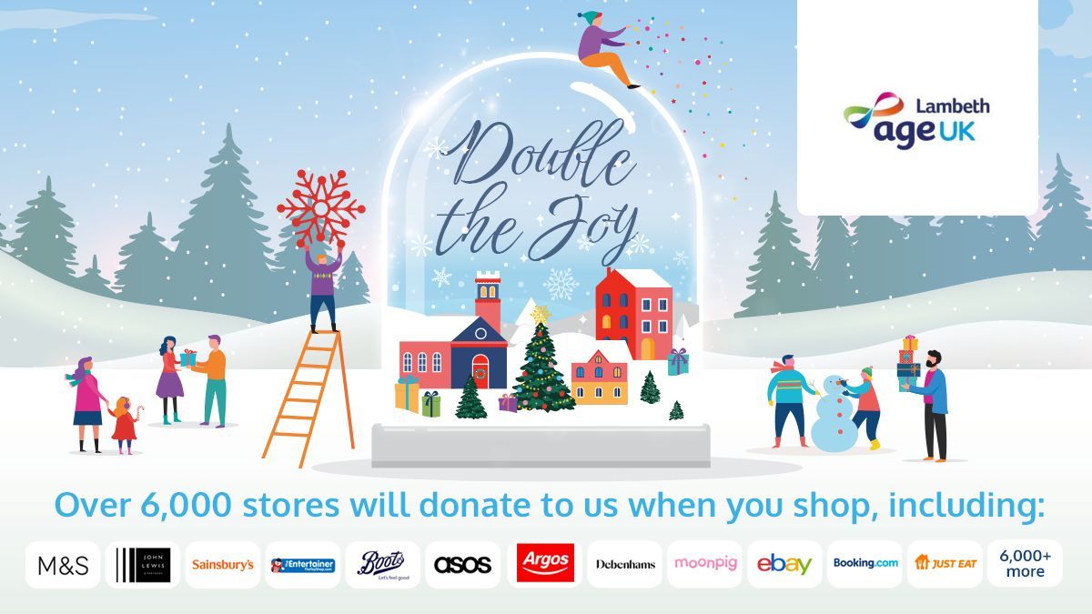 Age UK Lambeth (@ageuklambeth) on Twitter photo Shopping online this festive period? 🎄 🎁 Raise free donations for Age UK Lambeth when you shop 6,000+ stores online using <a href="/giveasyoulive/">Give as you Live 💙❤️💚</a> 🛍️
giveasyoulive.com/join/ageuklamb… Shopping online this festive period? 🎄 🎁 Raise free donations for Age UK Lambeth when you shop 6,000+ stores online using <a href="/giveasyoulive/">Give as you Live 💙❤️💚</a> 🛍️
giveasyoulive.com/join/ageuklamb…