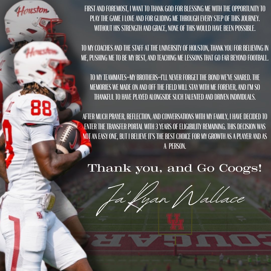 Thank you to the University Houston 🫶🏾