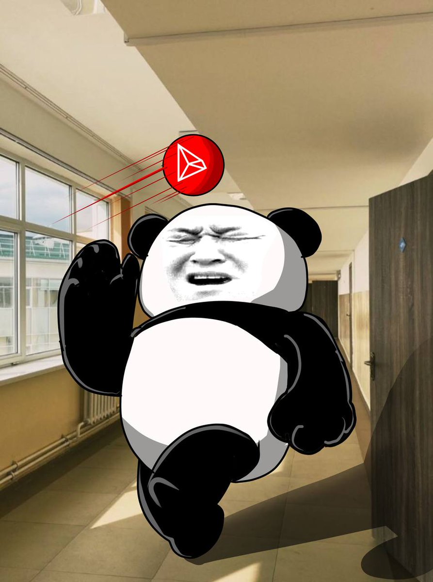 Just a panda, living its best life in the hallway.

只是一只熊猫，在走廊里过着最美好的生活。

$BIAO
