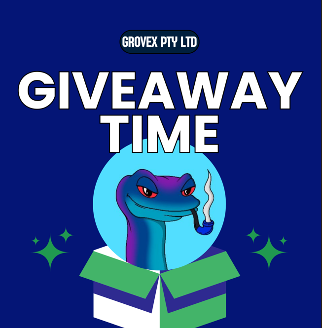 GroveXchange's tweet photo. Did someone say #Snek Giveaway? 👀🐍

Stay tuned... 👀

Follow @GroveXchange and use #GroveX #ListOnGroveX #ADA #SNEK. Tag three friends, and get ready for the next tweet! 🎉

Let’s make this fun! 🙌 https://t.co/WJ9gbxLqK2