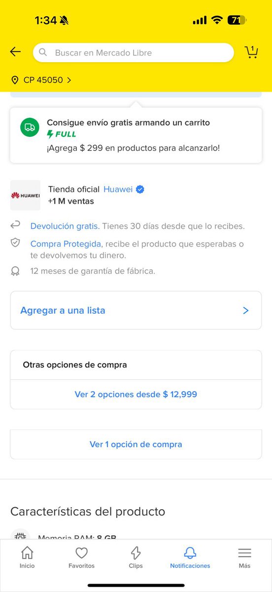 nachoocp's tweet photo. . @Profeco @AtencionProfeco , compré una computadora @HuaweiMex en @ML_Mexico, la cual en la publicación menciona que se tienen 30 días para devolución, sin importar el motivo.
Al final me arrepentí de la compra y la devolví, sin siquiera abrirla, totalmente sellada. https://t.co/DA2dunnsoB