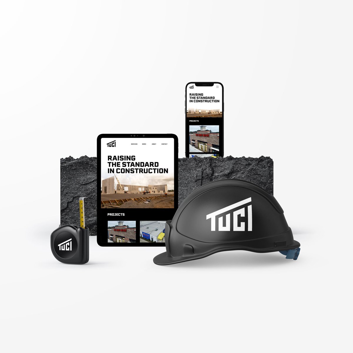 _thinkmighty_'s tweet photo. New brand design work for Tilt-Up Construction, Inc. (TUCI) 

Sometimes, all your brand identity needs is a little refresh. 

TUCI has a long history and solid reputation in the tilt-up concrete construction space, so we were tasked with keeping the brand equity while modernizing the brand image. 

Swipe to the end to see the before and after.