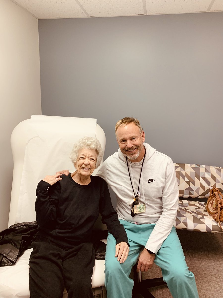 Shown with permission. She is doing well following her ruptured #AAA this fall, and she wants to let everyone know she is enjoying the holiday season. #AortaEd with some complexity