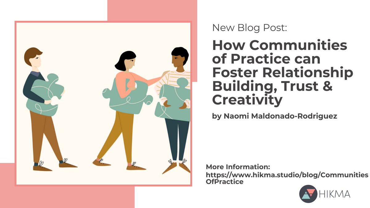 What are communities of practice and how can they support relationship and trust building with your intellectual and practice communities? 

Naomi Maldonado-Rodriguez writes about communities of practice and how it can support you work. Visit the Hikma Blog to learn more!