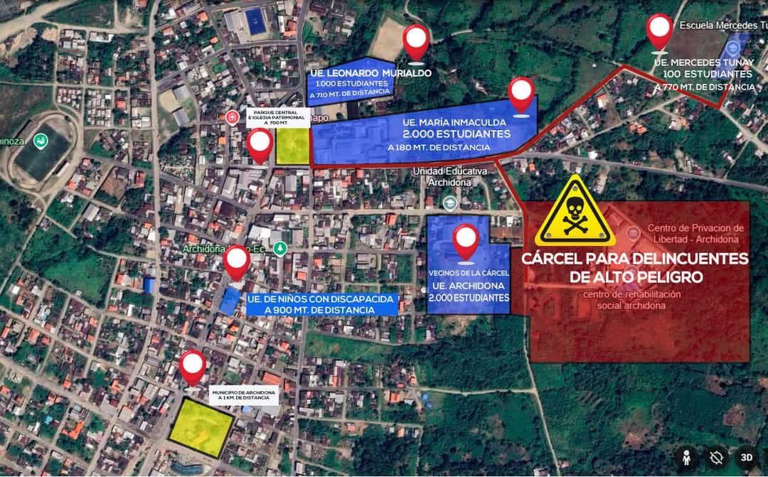 EdWiN_JaCk's tweet photo. Una situación crítica la que busca implantar el gobierno de @DanielNoboaOk en Napo. Construir una cárcel de máxima seguridad dentro del casco urbano de Archidona. Respondan @SNAI_Ec 
#NoALaCarcelEnArchidona #NoALaCarcelDeNoboa #NapoSeRespeta #AmazoniaSOS #LuisZaldumbide https://t.co/mQj6IGm3kz