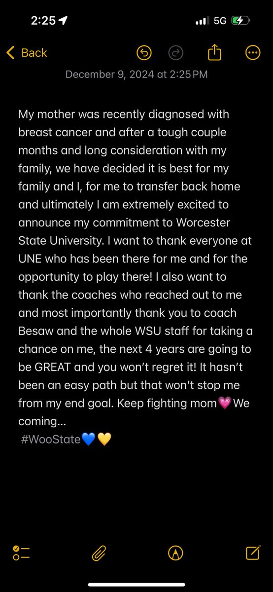 #Committed #WooState 💙💛 <a href="/CoachBesaw/">Zach Besaw</a> <a href="/Coach_MPrice/">Marcus Price</a> @CoachC508 <a href="/WSU_LancerFB/">Worcester State Football</a>