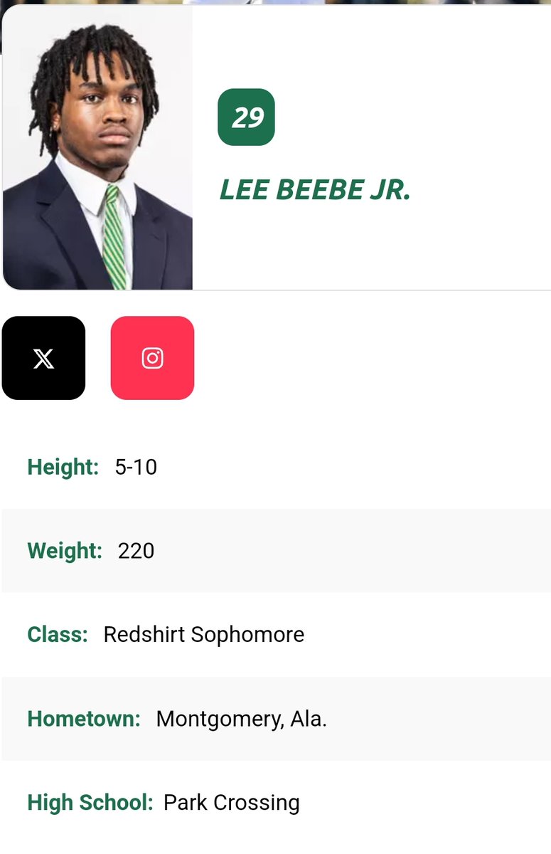 FarrellPortal (@farrellportal) on Twitter photo UAB RB Lee Beebe Jr. entered the transfer portal; in the last two seasons he rushed for 1,244 yards and 11 TD; he also had 44 rec for 317 yards and 1 TD <a href="/LeeBeebe4/">Lee Beebe, Jr</a> UAB RB Lee Beebe Jr. entered the transfer portal; in the last two seasons he rushed for 1,244 yards and 11 TD; he also had 44 rec for 317 yards and 1 TD <a href="/LeeBeebe4/">Lee Beebe, Jr</a>