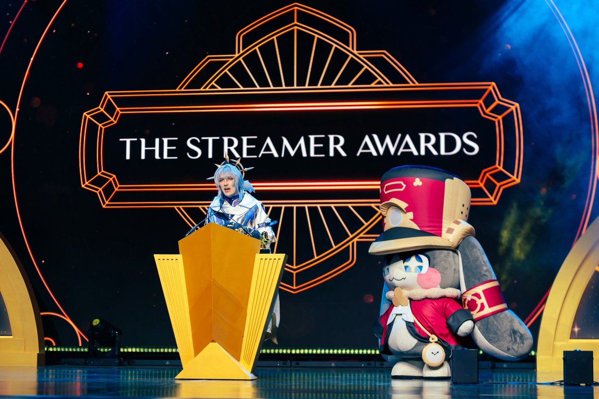 CDawgVA's tweet photo. Thanks to Honkai: Star Rail for having me dress as Sunday at the Streamer Awards!

I'm still mad about losing my 50/50 but thankfully, Pom-Pom was gracious enough to give out the code anyways.

Make sure to use my link and code to play their latest 2.7 update!
Link: https://t.co/xaUivfWHTH
Code: ThanksPomPom
#ad