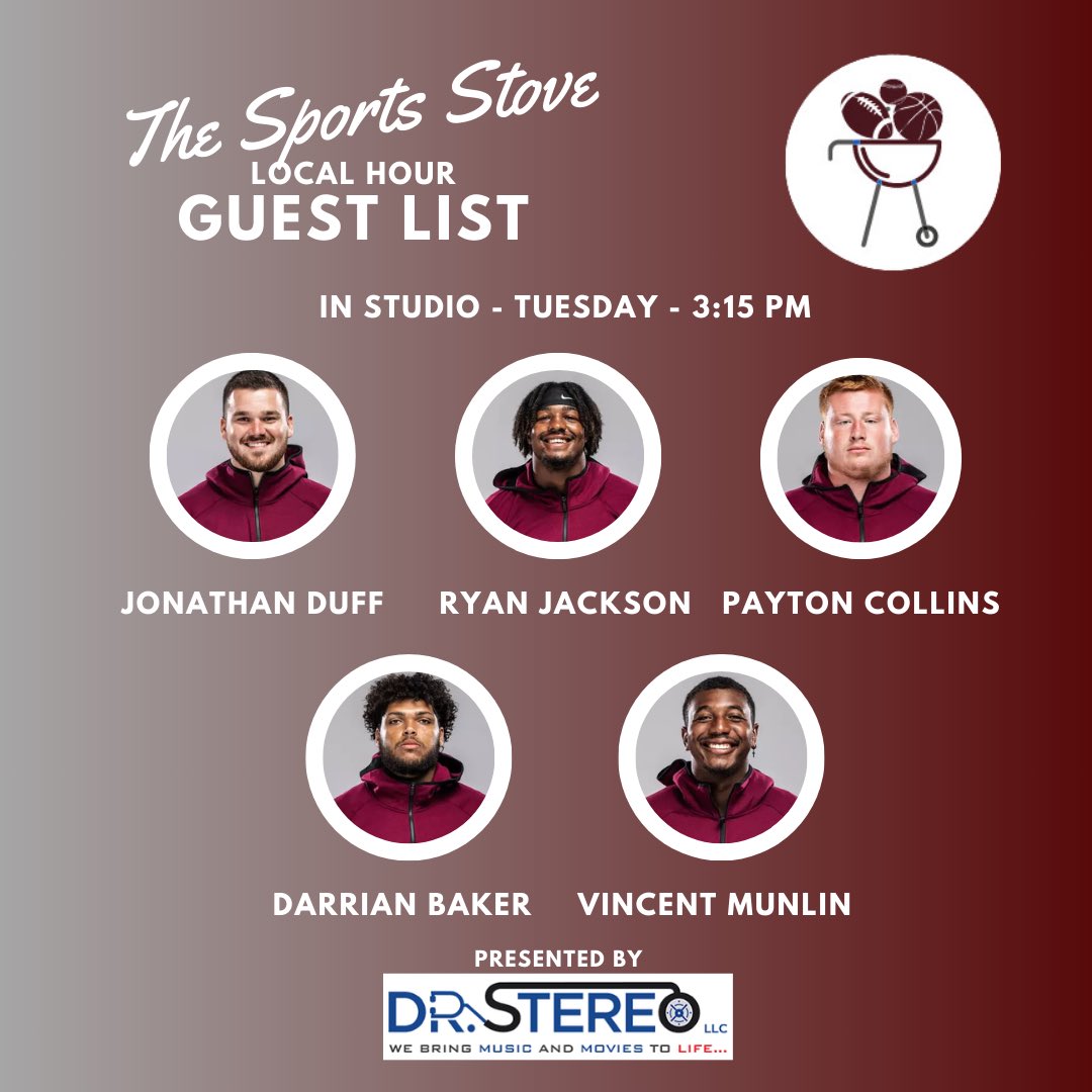 The Sports Stove Podcast (@sportsstove) on Twitter photo π¨π₯π EPISODE ALERT ππ₯π¨
LIVE and in studio, Tuesday at 3:15pm FIVE <a href="/EKUFootball/">EKU Football</a> grads sit down to share stories of their time at EKU!!! <a href="/RhinoJack9956/">Ryan Jackson</a> <a href="/jtduff27/">Jonathan Duff</a> <a href="/Payton_Collins1/">Payton Collins</a> <a href="/darrian_baker/">Darrian Baker</a> <a href="/JrMunlin/">Vincent Munlin Jr.</a>
THIS IS GOING TO BE AWESOME! π¨π₯π EPISODE ALERT ππ₯π¨
LIVE and in studio, Tuesday at 3:15pm FIVE <a href="/EKUFootball/">EKU Football</a> grads sit down to share stories of their time at EKU!!! <a href="/RhinoJack9956/">Ryan Jackson</a> <a href="/jtduff27/">Jonathan Duff</a> <a href="/Payton_Collins1/">Payton Collins</a> <a href="/darrian_baker/">Darrian Baker</a> <a href="/JrMunlin/">Vincent Munlin Jr.</a>
THIS IS GOING TO BE AWESOME!