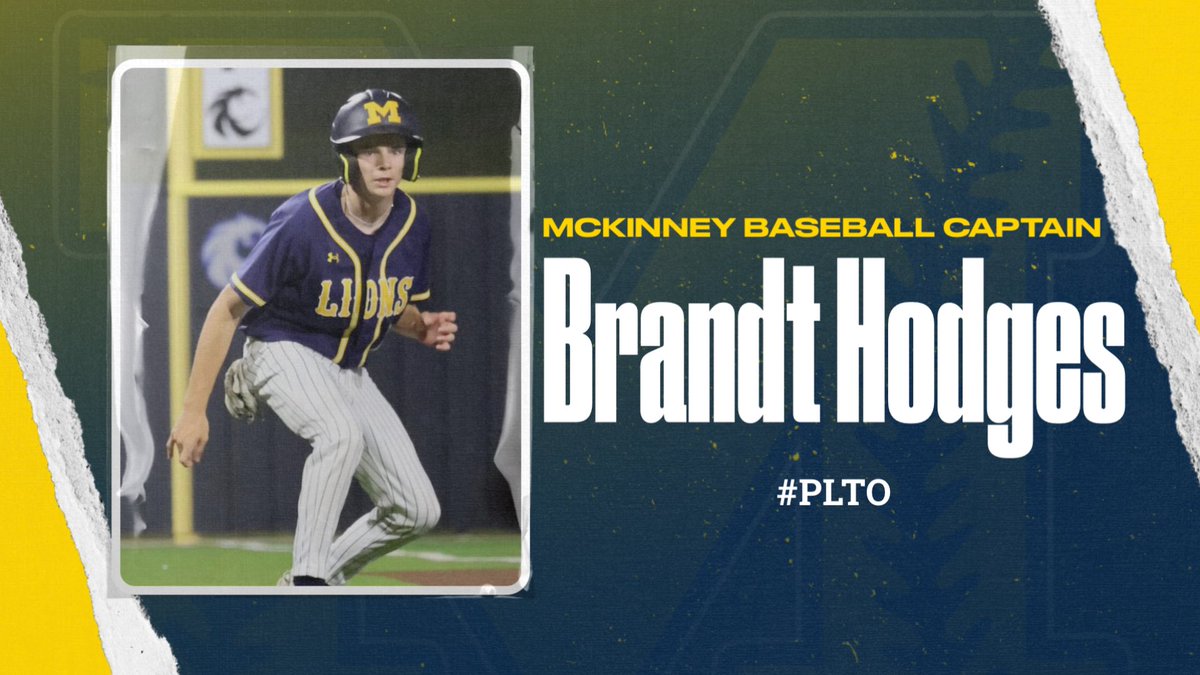 McKinney Baseball (@mhslionbaseball) on Twitter photo 🚨2025 CAPTAINS🚨
Congrats to <a href="/jaxon_wiggins5/">Jaxon Wiggins</a>, <a href="/TysonTodd_/">Tyson Todd</a>, and <a href="/BHodges_17/">Brandt Hodges</a> for being selected by their teammates to be Captains for the 2025 season!
“A leader is one who knows the way, goes the way, and shows the way.” - John C. Maxwell
#PLTO 🚨2025 CAPTAINS🚨
Congrats to <a href="/jaxon_wiggins5/">Jaxon Wiggins</a>, <a href="/TysonTodd_/">Tyson Todd</a>, and <a href="/BHodges_17/">Brandt Hodges</a> for being selected by their teammates to be Captains for the 2025 season!
“A leader is one who knows the way, goes the way, and shows the way.” - John C. Maxwell
#PLTO