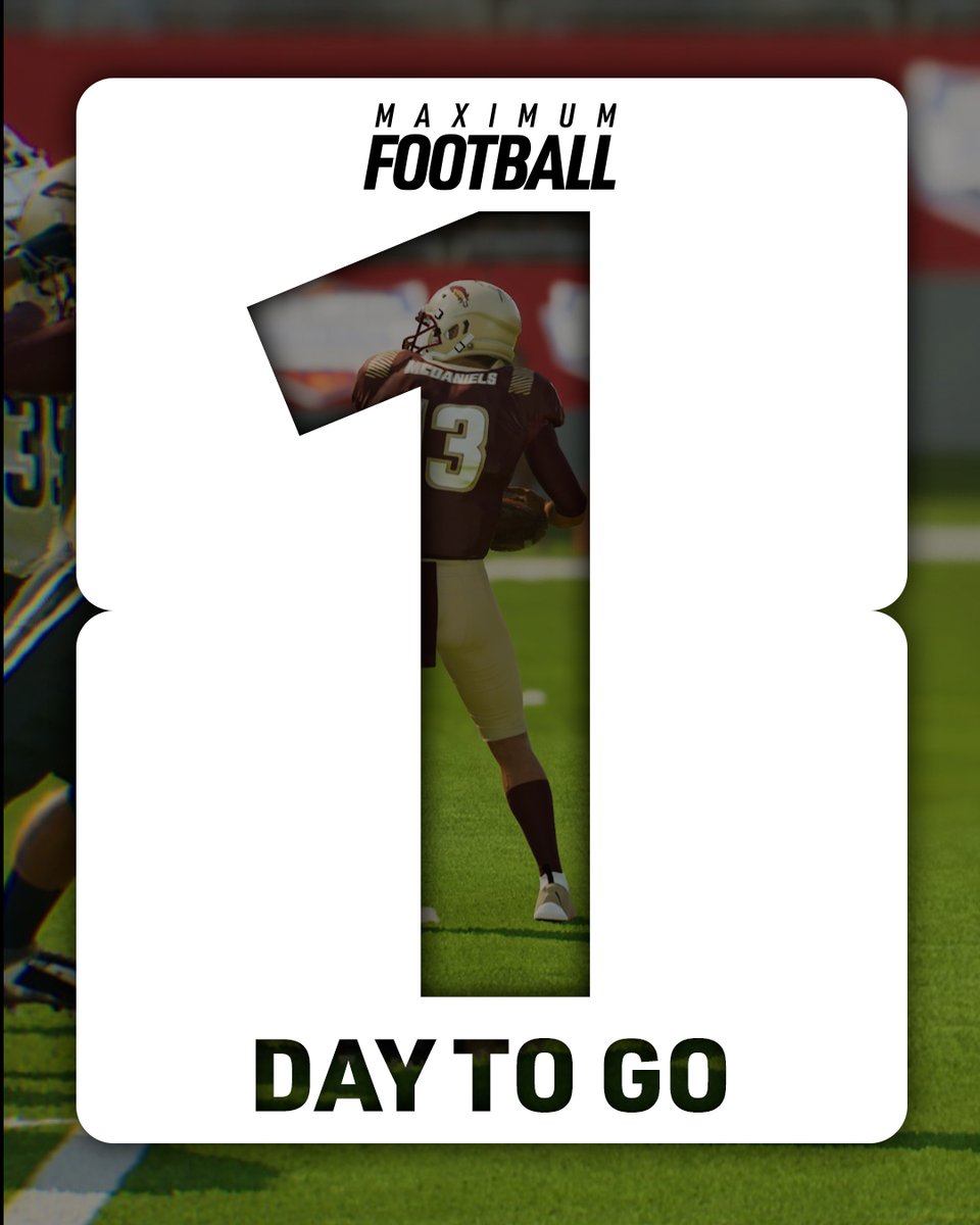 MaxFootballGame's tweet image. See you tomorrow, Xbox.