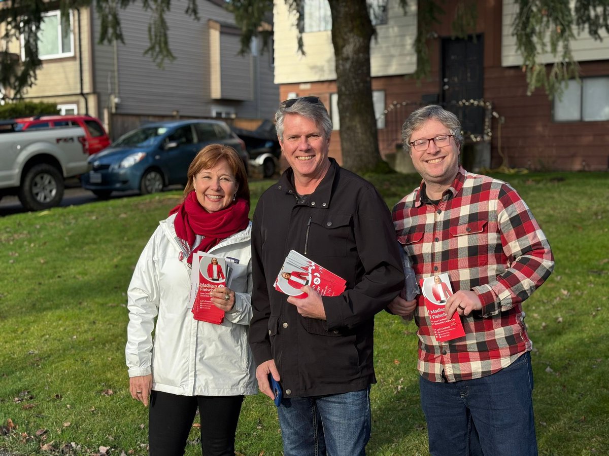 It was a beautiful Sunday to #GoKnockDoors with friends (including former MP <a href="/jwaldag/">John Aldag</a>) in Surrey for Advanced Vote in the Cloverdale—Langley City by-election.  #LPC <a href="/liberal_party/">Liberal Party</a>
