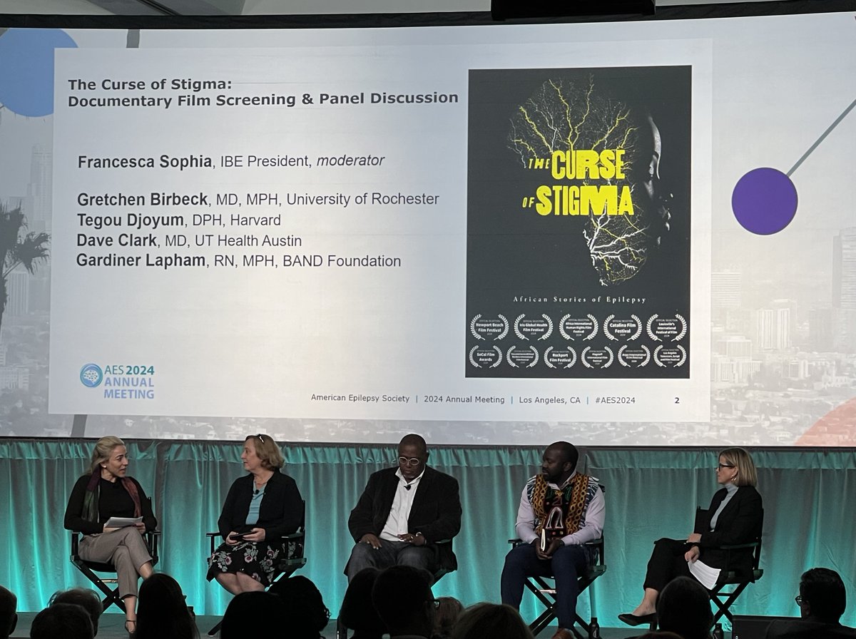 After the documentary film screening of The Curse of Stigma Film, our expert panel discusses the need to address stigma and dispel misconceptions at home and abroad. thecurseofstigma.org #AES2024
