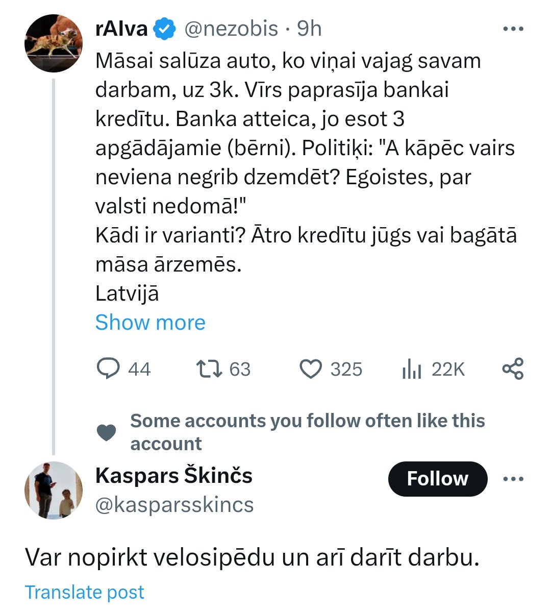 Reiz sen senos laikos mani nobloķēja, jo nosaucu cilvēku par debīlu... nu varbūt tas nebija smuki no manas puses, bet, kā redzams, kaut nesmuku, tomēr taisnība! 🤦‍♂️ tas protams nav par <a href="/nezobis/">rAIva</a>