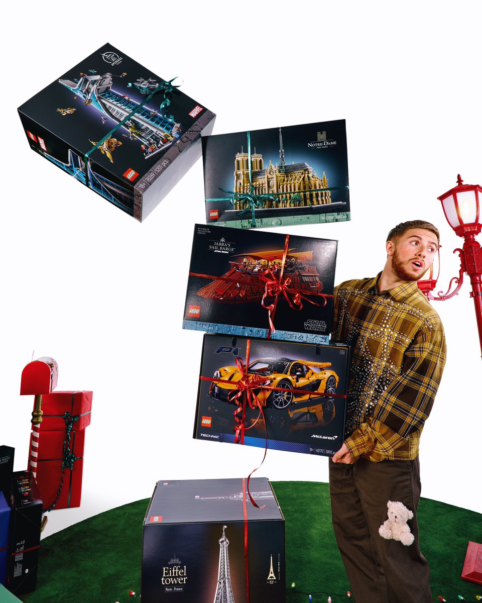 on a organisé un shoot avec <a href="/Michoucroute_/">Michou</a> et <a href="/LEGO_Group/">LEGO</a> à l’occasion des fêtes de fin d’année et le mood c’était Michou qui régale 🤣 vous validez ?