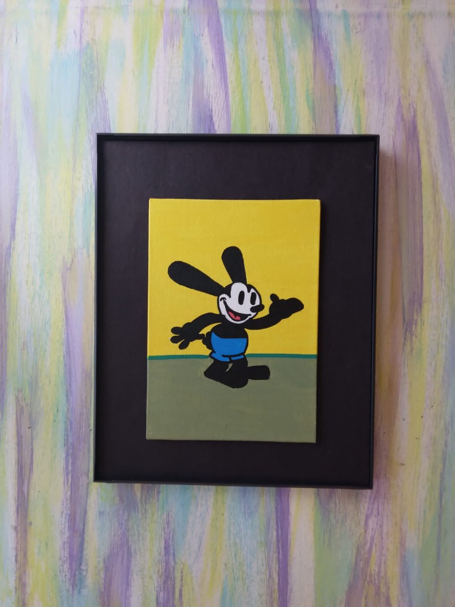 Geeking4Art's tweet photo. Oswald, the lucky rabbit
.
.
.
#linkinmybio #artlovers #artnerd #acrylicpainting #acrylicart #art #artwork #artist #painting #ebayartist #artistofinstagram #oswaldtheluckyrabbit #oswaldtheluckyrabbitfanart #oswaldtheluckyrabbitart #cartoonart #cartoonpainting https://t.co/BtgUOERLVN