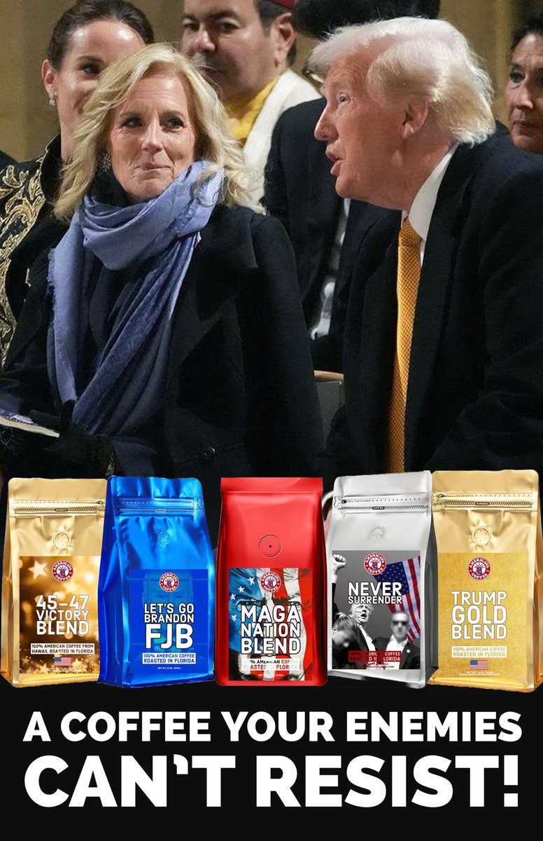 A Coffee Your Enemies Can’t Resist! 🇺🇸🗽🦅☕️ #MakeAmericaGreatAgain #StayAwakeNotWoke #MakeCoffeeGreatAgain #Trump #Trump2024 #TrumpVance2024 #coffee #MadeInAmerica 
AmericavaCoffee.com
